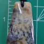 dendritic agate pendant