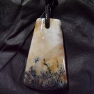 dendritic agate pendant