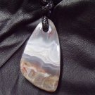 seam agate pendant