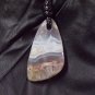 seam agate pendant