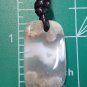 seam agate pendant