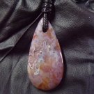 plume agate pendant