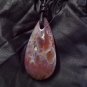 plume agate pendant