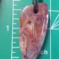 plume agate pendant