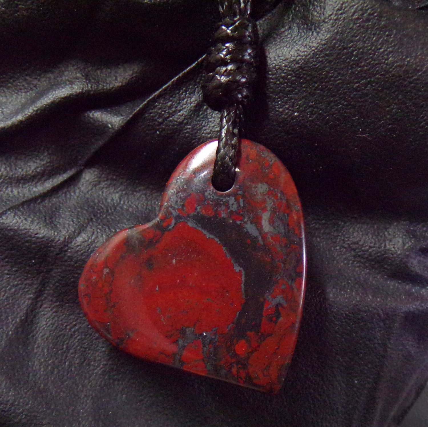 red jasper pendant