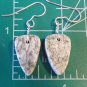 green tree agate earrings