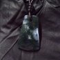 green moss agate pendant