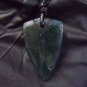 green moss agate pendant