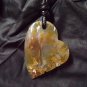 graveyard plume agate pendant