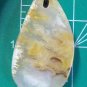 graveyard plume agate pendant