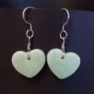 light green aventurine earrings