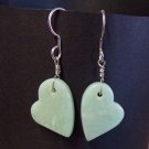 light green aventurine earrings