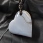 gray banded agate pendant