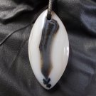 blackskin agate pendant