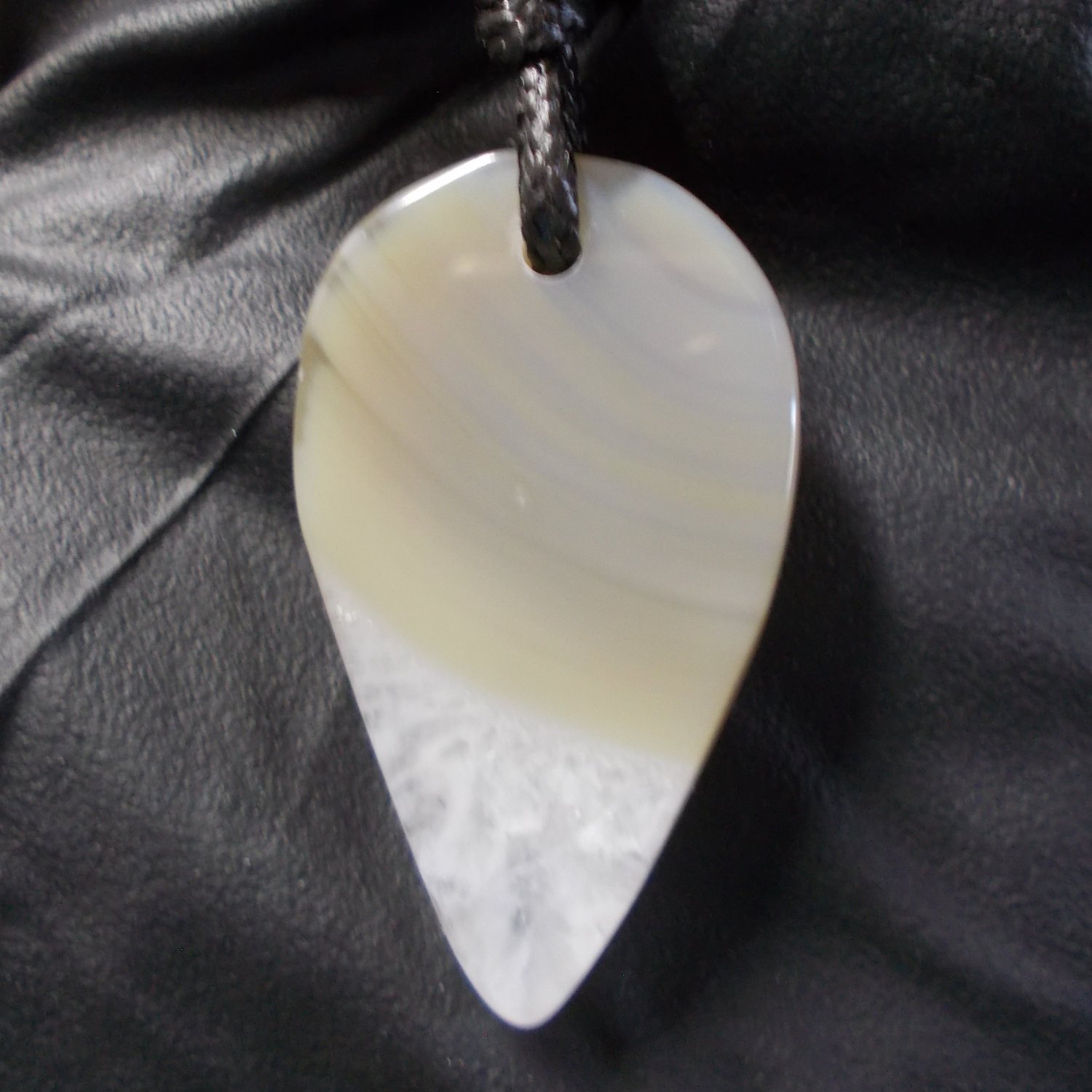 banded agate pendant