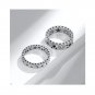 Star Moon Smile Patternring Matching Sterling Silver Promise Ring Trendy