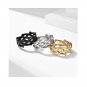 Thistles and thorns cane vine stylering Matching Sterling Silver Promise Ring