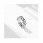 Thistles and thorns cane vine stylering Matching Sterling Silver Promise Ring
