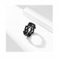 Thistles and thorns cane vine stylering Matching Sterling Silver Promise Ring