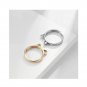 Cute Cat earsring Matching Sterling Silver Promise Ring Trendy Best Friend Gift