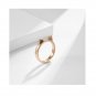 Cute Cat earsring Matching Sterling Silver Promise Ring Trendy Best Friend Gift