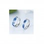 Van Gogh's starry couple ringring Matching Sterling Silver Promise Ring