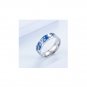Van Gogh's starry couple ringring Matching Sterling Silver Promise Ring