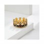 Fancy Diamond Crownring Matching Sterling Silver Promise Ring Trendy Best Friend