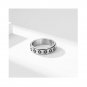 Celtic Vines Frostedring Rotatable Decompression Matching Sterling Silver Ring