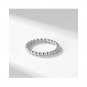 Small ball stacking stylering Women's simple wearing tail ring Promise Ring