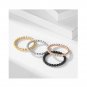 Small ball stacking stylering Women's simple wearing tail ring Promise Ring