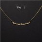 925 Sterling Silver CURVED NAME NECKLACE,Script Name Necklace,Mothers Day Jewels
