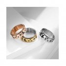 Sun Moon Star Couple Ringring Rotatable ring Decompression Sterling Silver Ring