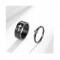 Cross couplering Matching Sterling Silver Promise Ring Trendy Best Friend Gift