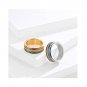 LGBT Rainbowring Rotatable Decompression Matching Sterling Silver Promise Ring
