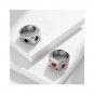 Poker Aring Matching Sterling Silver Promise Ring Trendy Best Friend Gift