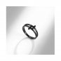 Double Cross stylering Matching Sterling Silver Promise Ring Trendy Best Friend