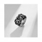 Skull evilring Matching Sterling Silver Promise Ring Trendy Best Friend Gift