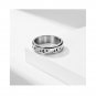 Moon Star Couple Ring Rotatable ring Decompression Matching Sterling Silver Gift