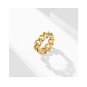 Chain stylering Matching Sterling Silver Promise Ring Trendy Best Friend Gift