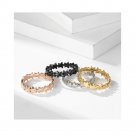 Five pointed star stack stylering Matching Sterling Silver Promise Ring Trendy