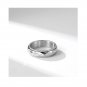 Rhombic surfacering Rotatable ring Decompression Matching Sterling Silver Ring