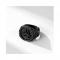 Nordic Viking Odin triangle logoring Matching Sterling Silver Promise Ring