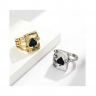 Skeleton Ghost Hand Spadesring Matching Sterling Silver Promise Ring Trendy