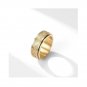 Celtic triangle knotring Rotatable  Decompression Matching Sterling Silver ring