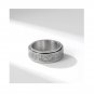 Celtic triangle knotring Rotatable  Decompression Matching Sterling Silver ring