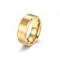 8mm matte wire drawingring Matching Sterling Silver Promise Ring Trendy gift