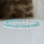 Apatite Round 3mm Smooth beads adjustable stacking bracelet