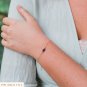 Iolite Round 2-3mm Smooth beads adjustable stacking bracelet