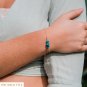 Apatite Fancy 2-4mm Smooth beads adjustable stacking bracelet